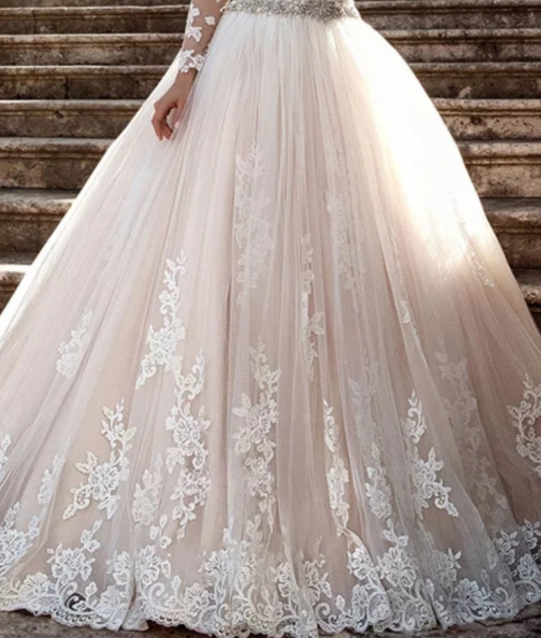 Lace boho bohemian wedding dress bridal gown – Ame_handmadesg